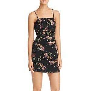 Lost + Wander Mambo No. 5 Mini Dress Blk Floral S